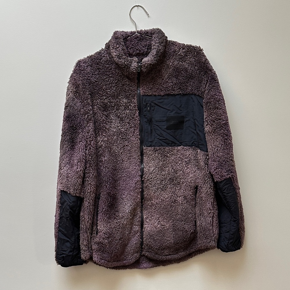 Saturdays NYC Spencer Polar Fleece Full Zip Sherpa Jacket